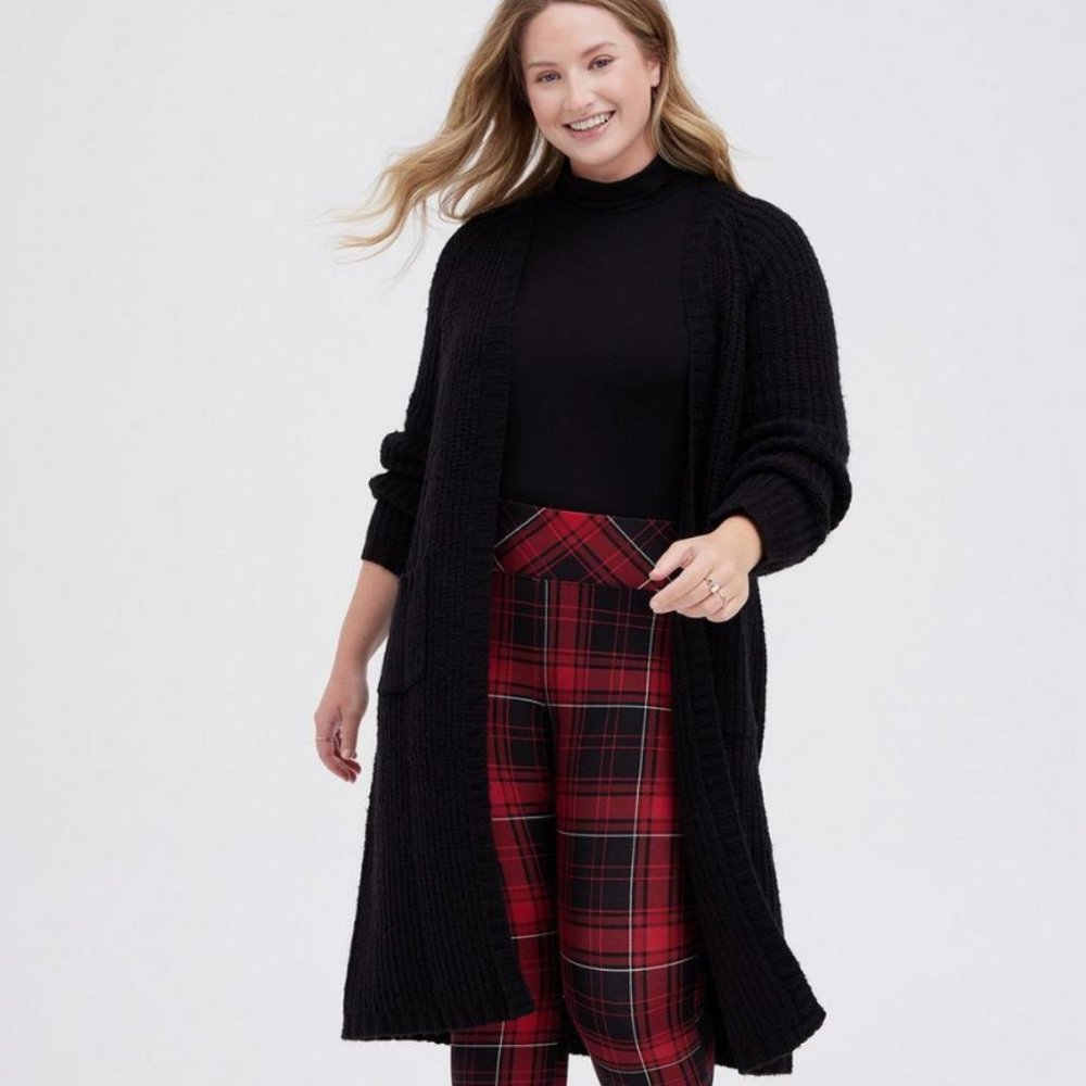 Torrid Chunky Duster Open Front Sweater 0